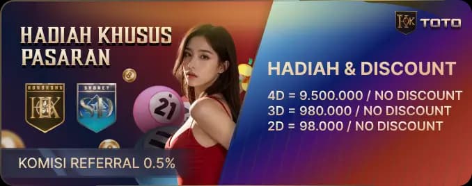 HADIAH KHUSUS PASARAN SYDNEYPOOLS DAN HONGKONGPOOLS